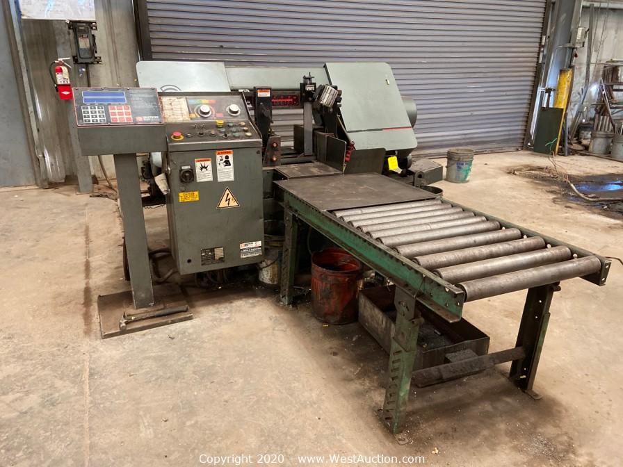 Unity pavement Bible West Auctions - Auction: Michael & Company Precision Metal Fabricators  Online Auction ITEM: Spartan PA13/3 Production Band Saw and Stock Conveyor  Table