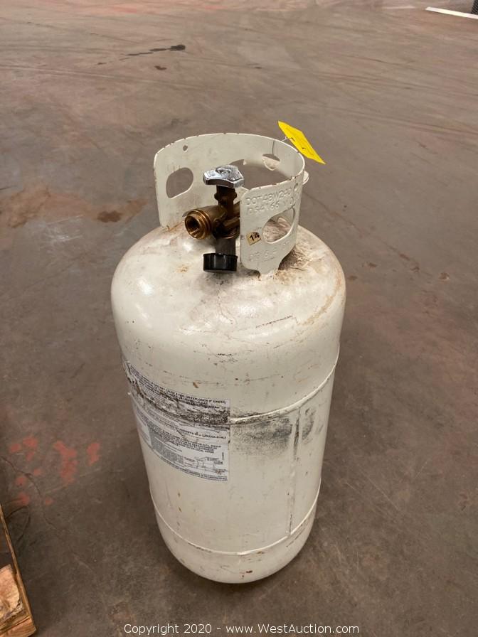 36.5 gallon forklift propane tanks