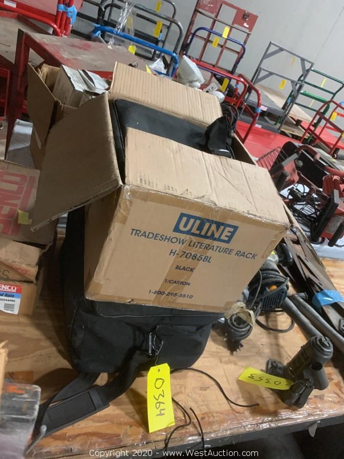 West Auctions Auction Online Auction of Trade Show Rental Company