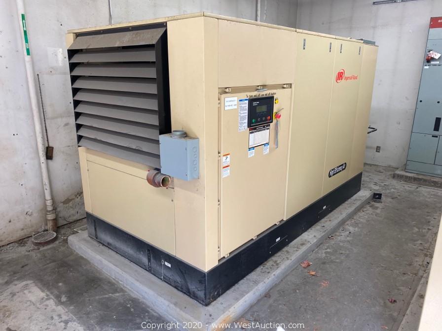 Classified Ad - (2) Ingersoll-Rand Air Compressor HXPE125-2S & Ingersoll-Rand Nirvana Cycling Refrigerated Dryer