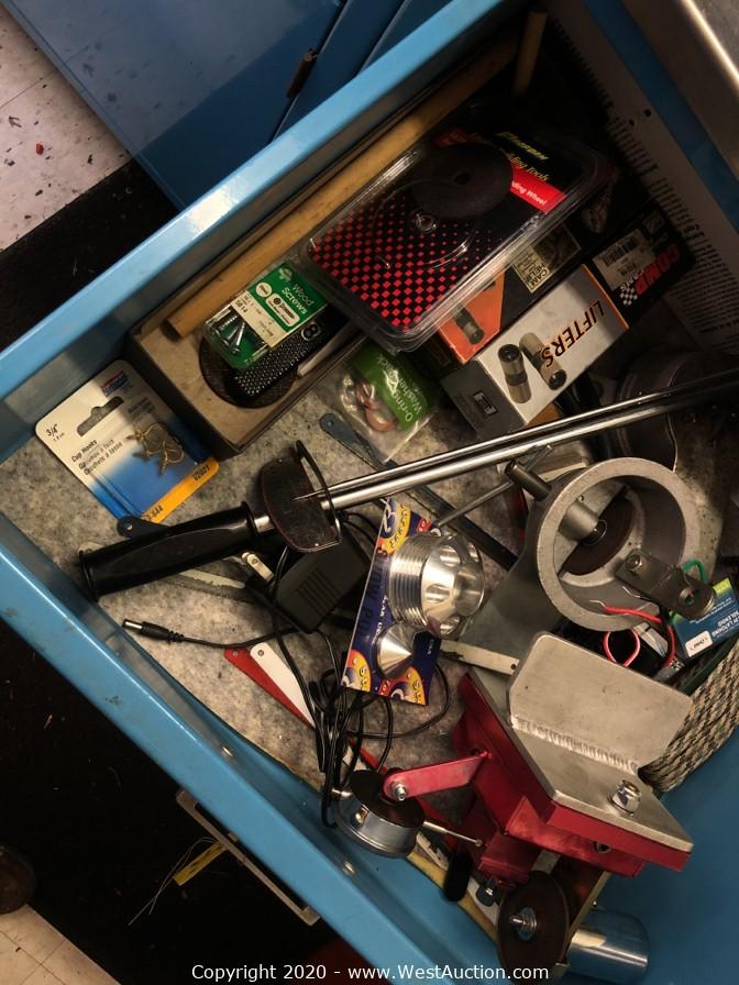 West Auctions Auction Cub's Garage Auction ITEM Auto Shop Equipment