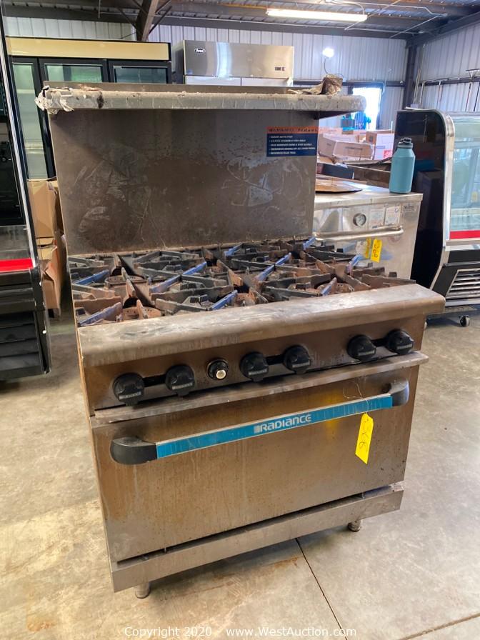 West Auctions Auction Online Auction of Commercial Kitchen and