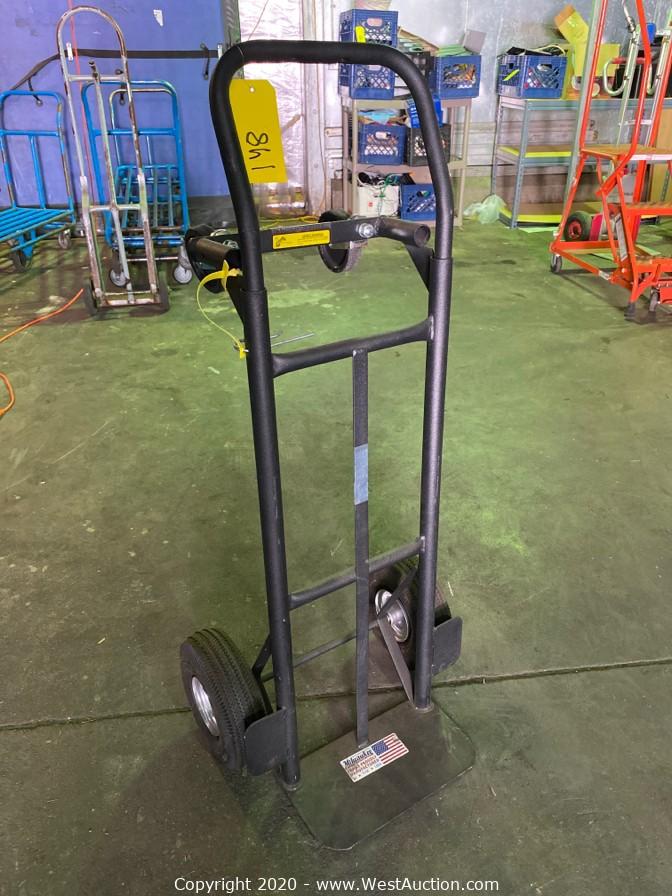Online Auction of Freightliner and International Box Trucks, Forklifts, Sea Containers, Pallet Racking and More