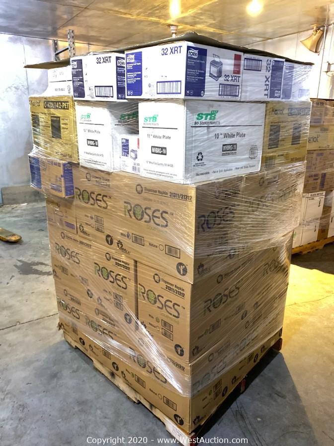 Online Auction of Freightliner and International Box Trucks, Forklifts, Sea Containers, Pallet Racking and More