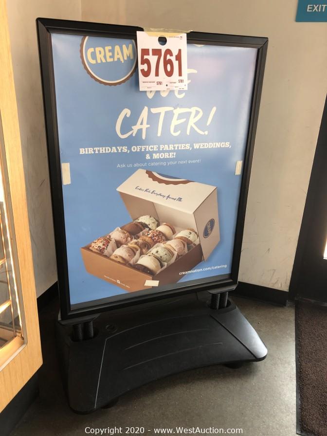 West Auctions Auction Complete Liquidation of Ice Cream Sandwich