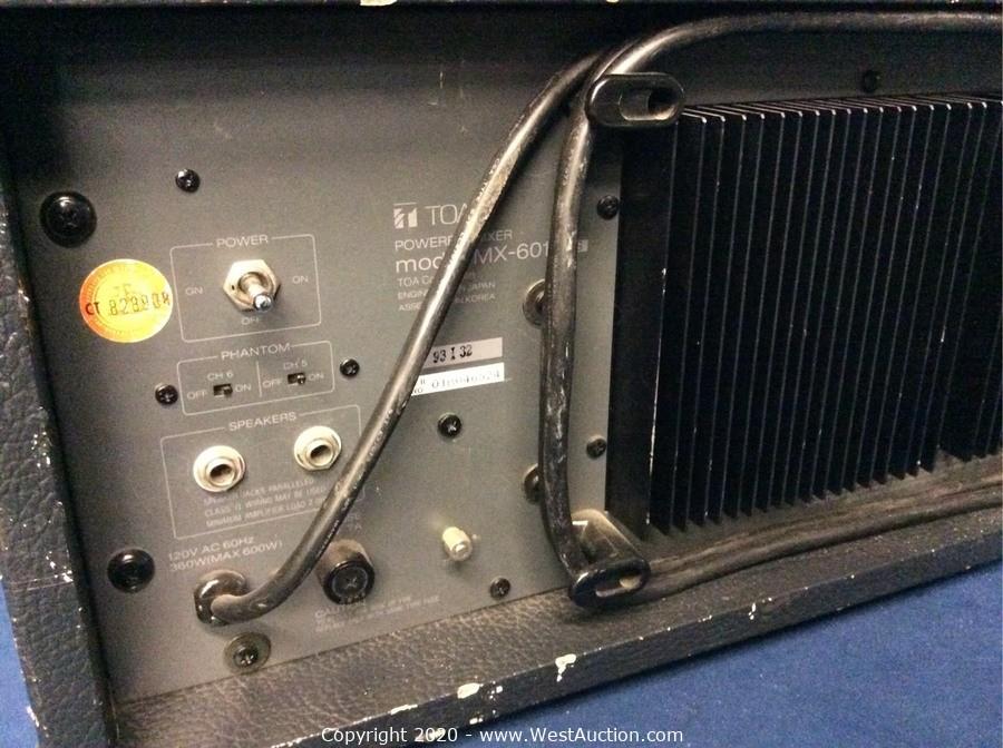 West Auctions Auction Surplus Auction of Vehicles and Audio Visual