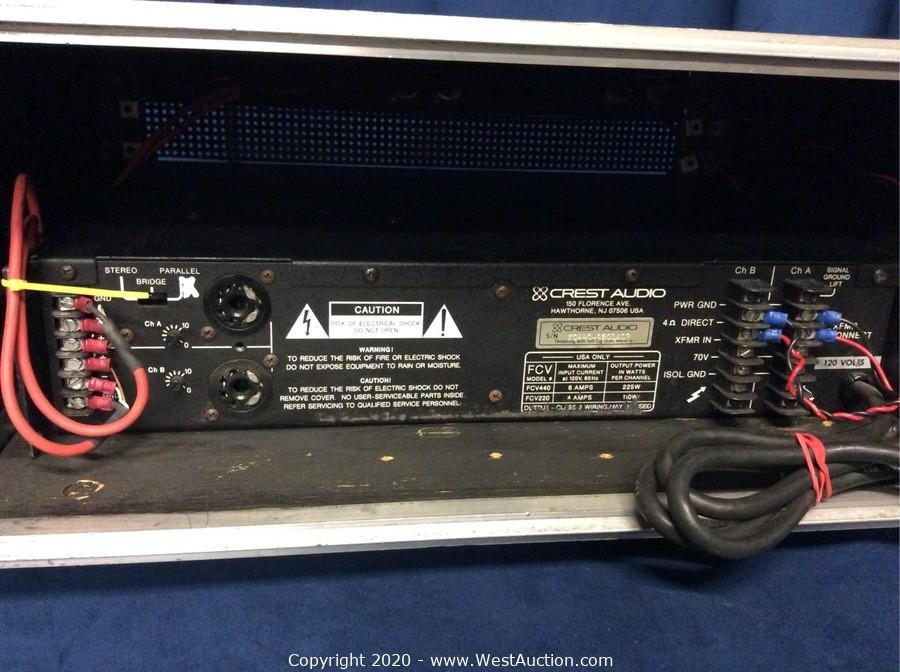 West Auctions Auction Surplus Auction of Vehicles and Audio Visual