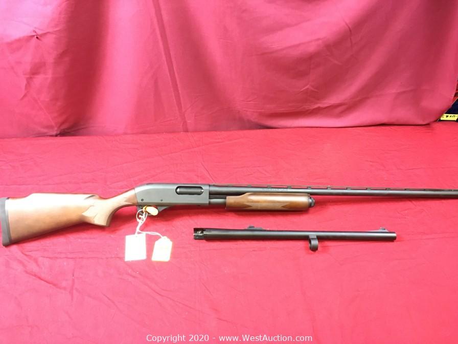 West Auctions Auction Gun Firearm Estate Auction In Auburn Ca Item New Remington 870 Trap Home Defence 12ga 2 Barrel Set