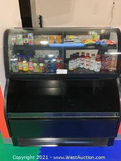 Structural Concept HMBC4-E3 51" Dual-Service Bakery Case w/ Curved Glass Display Fridge Grab N Go