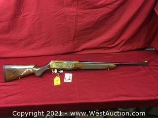 Browning BAR Rocky Mountain Elk Foundation Gun Fully Engraved W/ Gold Finish 30-06 Semi Auto