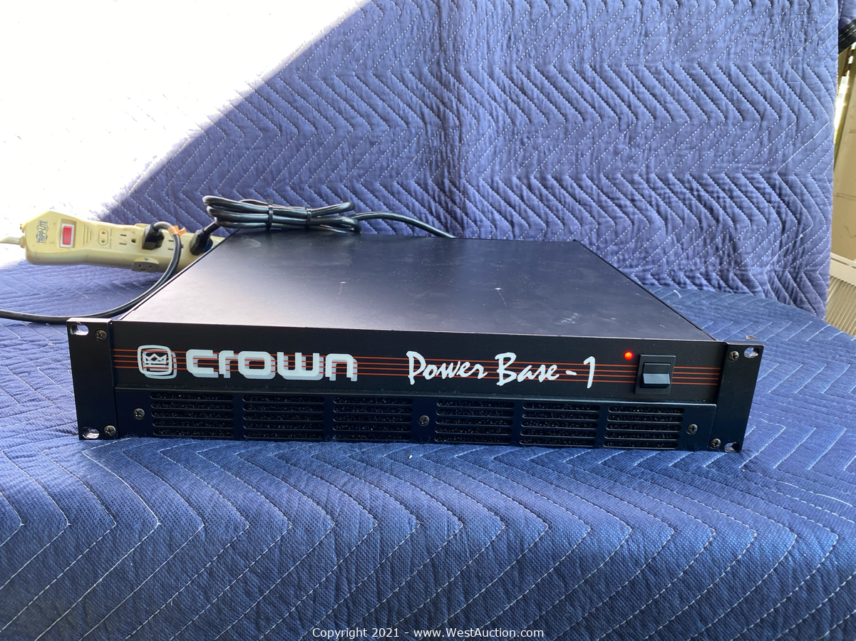 West Auctions Auction Part 2 Surplus Audio, Lighting Equipment and