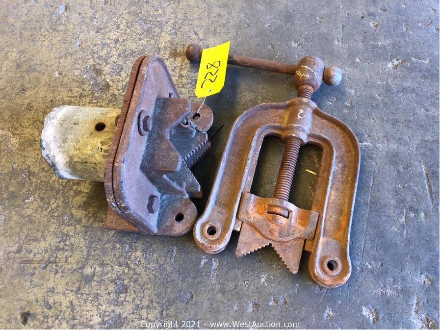 West Auctions Auction Surplus Liquidation of Storage Trailers, Tools