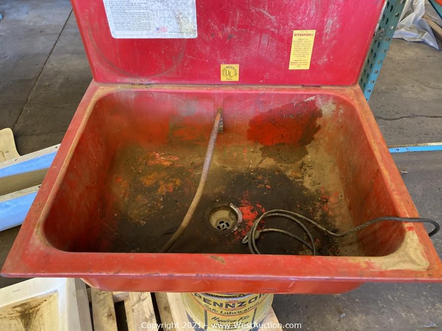 West Auctions Auction Surplus Liquidation of Storage Trailers, Tools