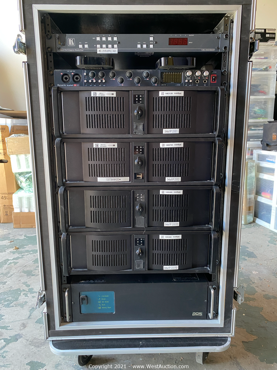 West Auctions - Auction: Part 2: Surplus Audio, Equipment and Supplies from Area Trade Show Company ITEM: Christie Coolux / Pandora's Box System - Custom