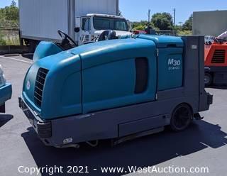 Tennant M30 Ride-On Sweeper-Scrubber (Scrubber, Sweeper, and Water Extractor All-In-One Unit)