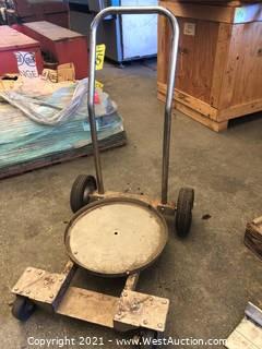 Metal Barrel Cart