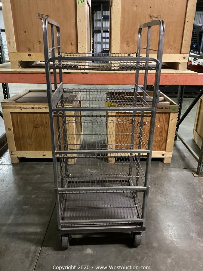 rolling wire rack