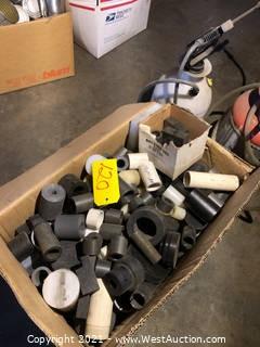Assorted Box Of ABS Derlin And PVC Plastics 