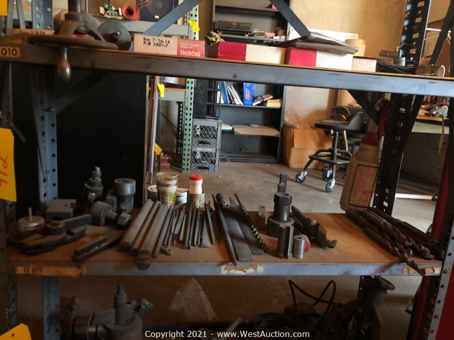 West Auctions Auction Online Auction of Complete Machine Shop in