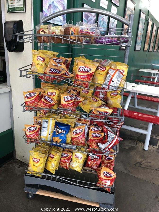 West Auctions Auction Complete Liquidation of ShopSmart in Sacramento, California ITEM Chips