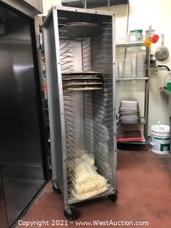 Pizza Shelf Prep Rack 