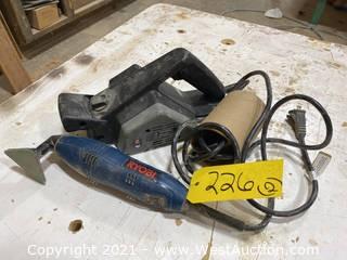 (2) Electric Woodworking Tools 