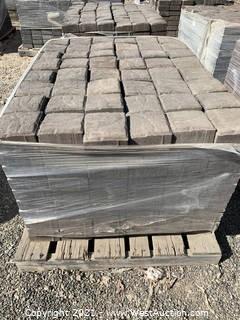 (4) Pallets of Carriage Stone Sonoma Blend Square Pavers