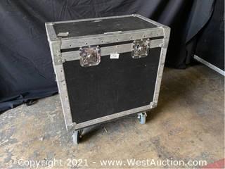 Rolling Road Case With Locking Casters