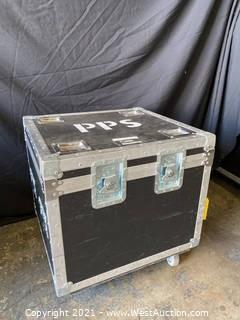 Rolling Road Case with Locking Casters