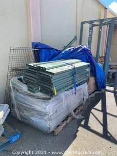 Bulk Lot of Pallet Racking Arms and Plates
