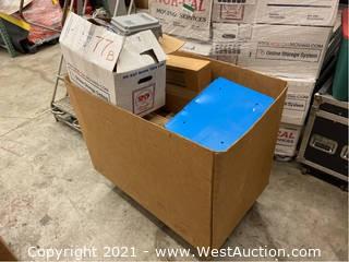 Box Of Vibration Interface Enclosures, Door Closers, And Tool Chest
