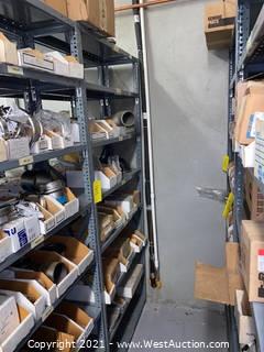 Contents of Shelf - Cummins; Exhaust V-band Clamps, Air inlet Connections, Exhaust Outlet Connections, Miscellaneous Air Compressor parts