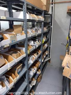 Contents of Shelf - Cummins; Exhaust Clamps, V-band Clamps, Exhaust Outlet Connections, Adjusting Screws, Gears