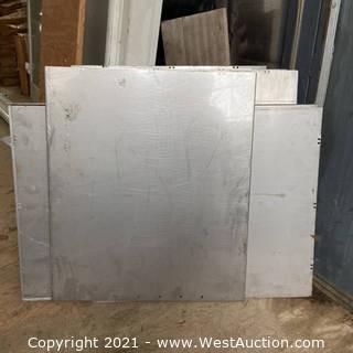 (12) Assorted Sheets Of Stainless Steel Sheet Stock 