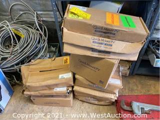 (10) Boxes Of Quick Mount PV Solar Mounting Equipment
