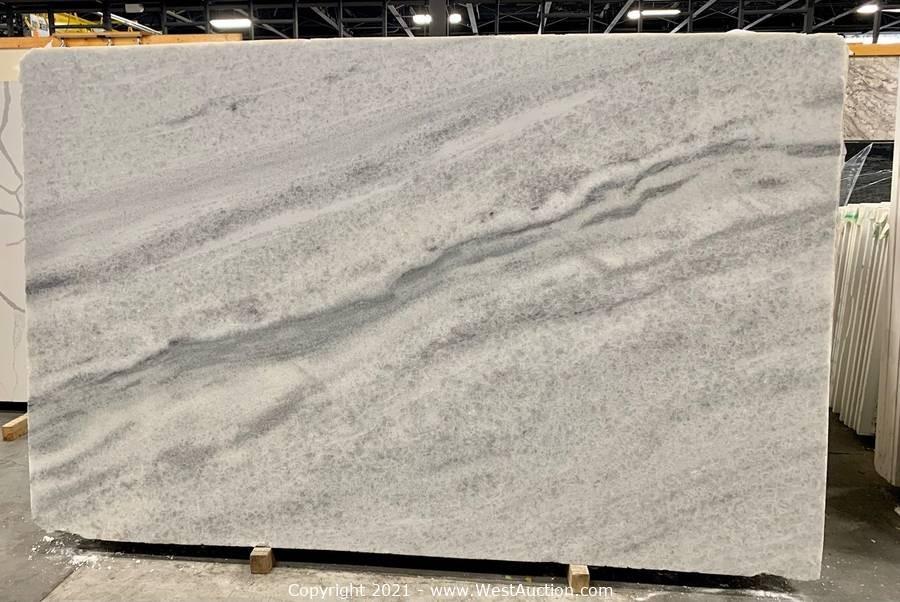 Surplus Auction of (426) Exotic Natural Stone Slabs and (780) Stainless Steel & Porcelain Sinks in Commerce, TX