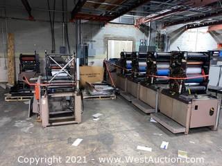 (14) Pallets of Didde Printing Assembly Line Units & Components 