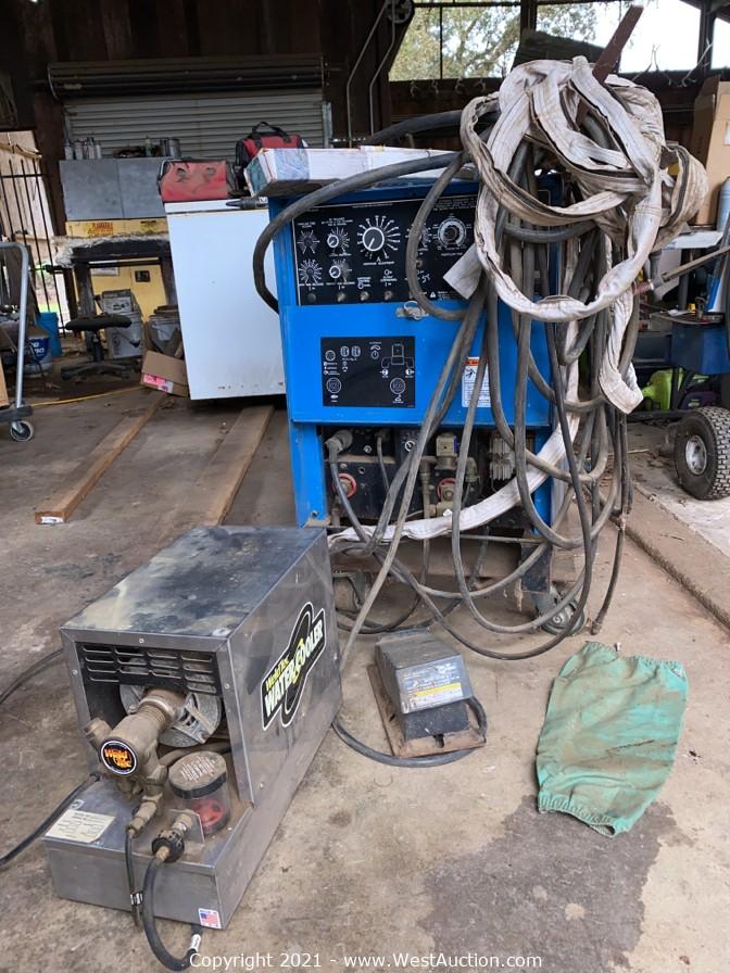 Online Auction of Equipment and Tools from Structural Steel Company 
