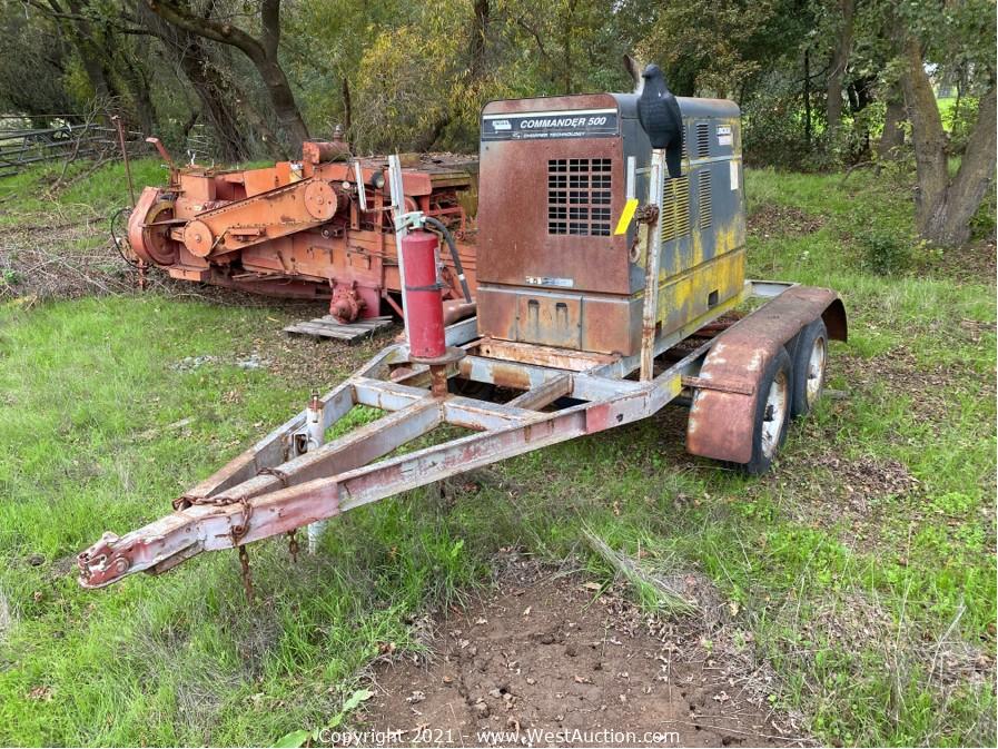 Online Auction of Equipment and Tools from Structural Steel Company