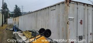 40' Container with Roll Up Door