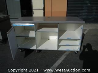 Work Cabinet /Work Bench / Work Counter / Bench (72" L X 32" W X 38" H)