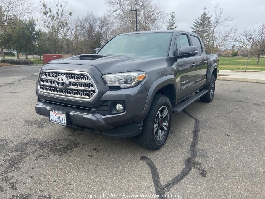 Court Ordered Auction of 2016 Toyota Tacoma Crew Cab 