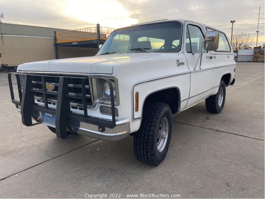 Bankruptcy Auction of 1978 Chevrolet Blazer