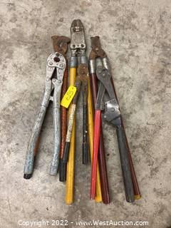(6) Assorted Crimpers And Cutters 