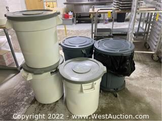 (5) 20 Gallon Trash Cans 