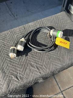 L6-20 Split Cable (10')