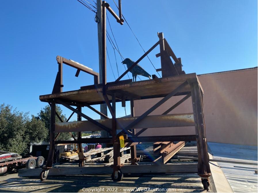 Online Auction of Custom Metalwork Machine Shop in San Leandro, CA