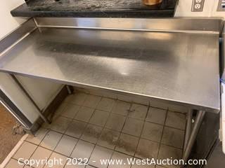 Tall Stainless Steel Prep Table
