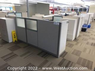 Cubicle Assembly With (10) Cubicle Offices