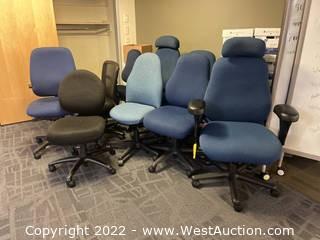 (10) Assorted Office Chairs